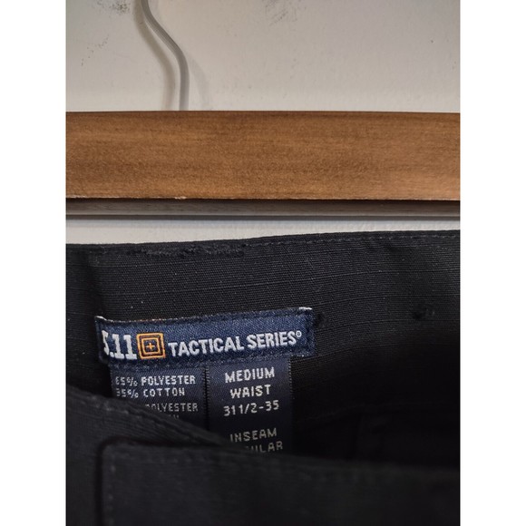 511 TACTICAL PANTS SZ 31 1/2-35 Reg Model#74003 CARGO BLACK - Picture 3 of 7